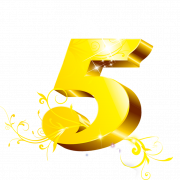5 Number PNG Picture