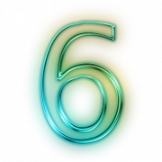 6 Number PNG Free Image