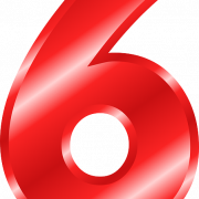 6 Number PNG Images