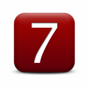 7 Number PNG Free Download