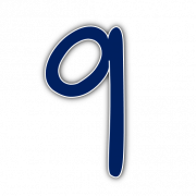 9 Letter PNG HD Image