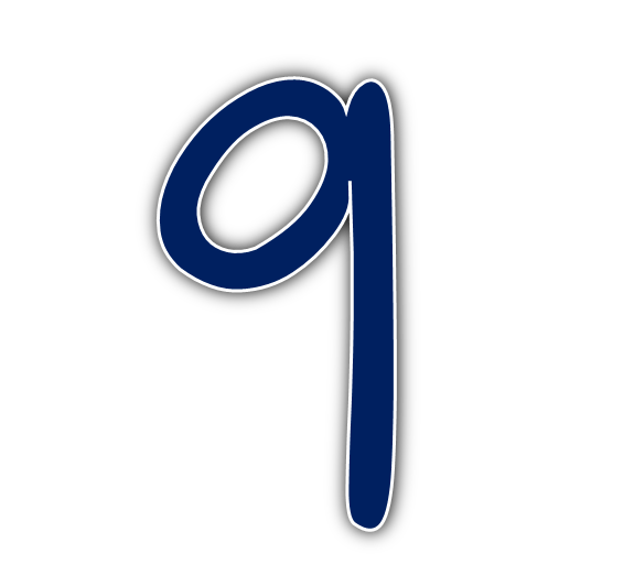 9 Letter PNG HD Image