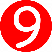 9 ตัวอักษร PNG Image