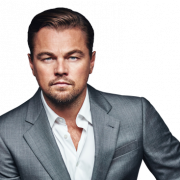 Actor Leonardo DiCaprio transparente