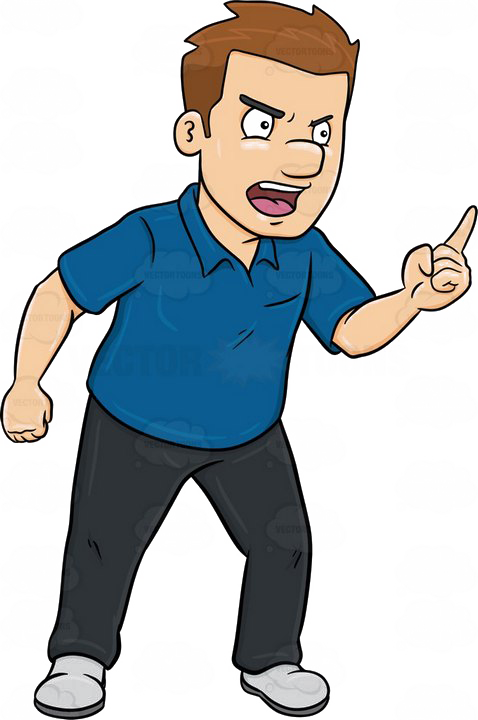 Angry Person PNG Pic