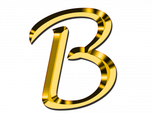 B Letter Transparent