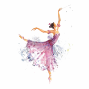 Fichier PNG de danseuse de ballet