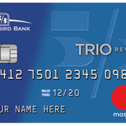 Photo de carte de crédit bleue PNG