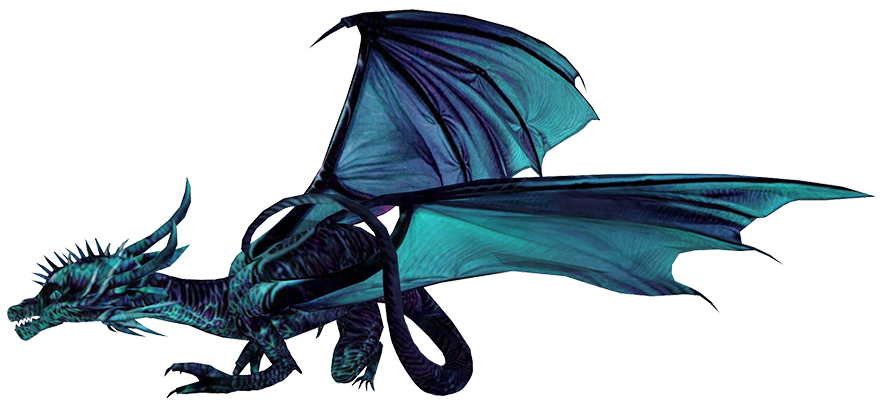 Blue Dragon PNG