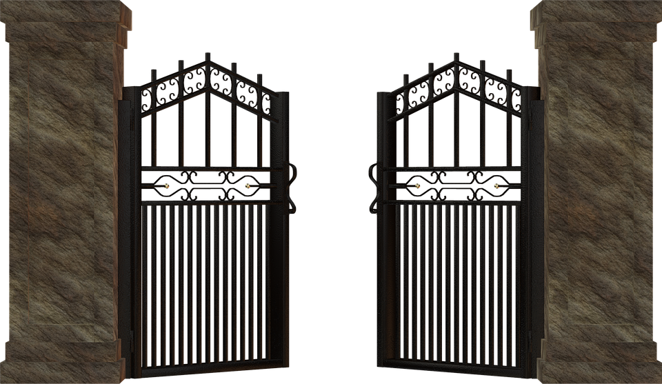 Cemetery Gates PNG Image