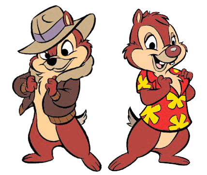 Chip And Dale PNG Photo