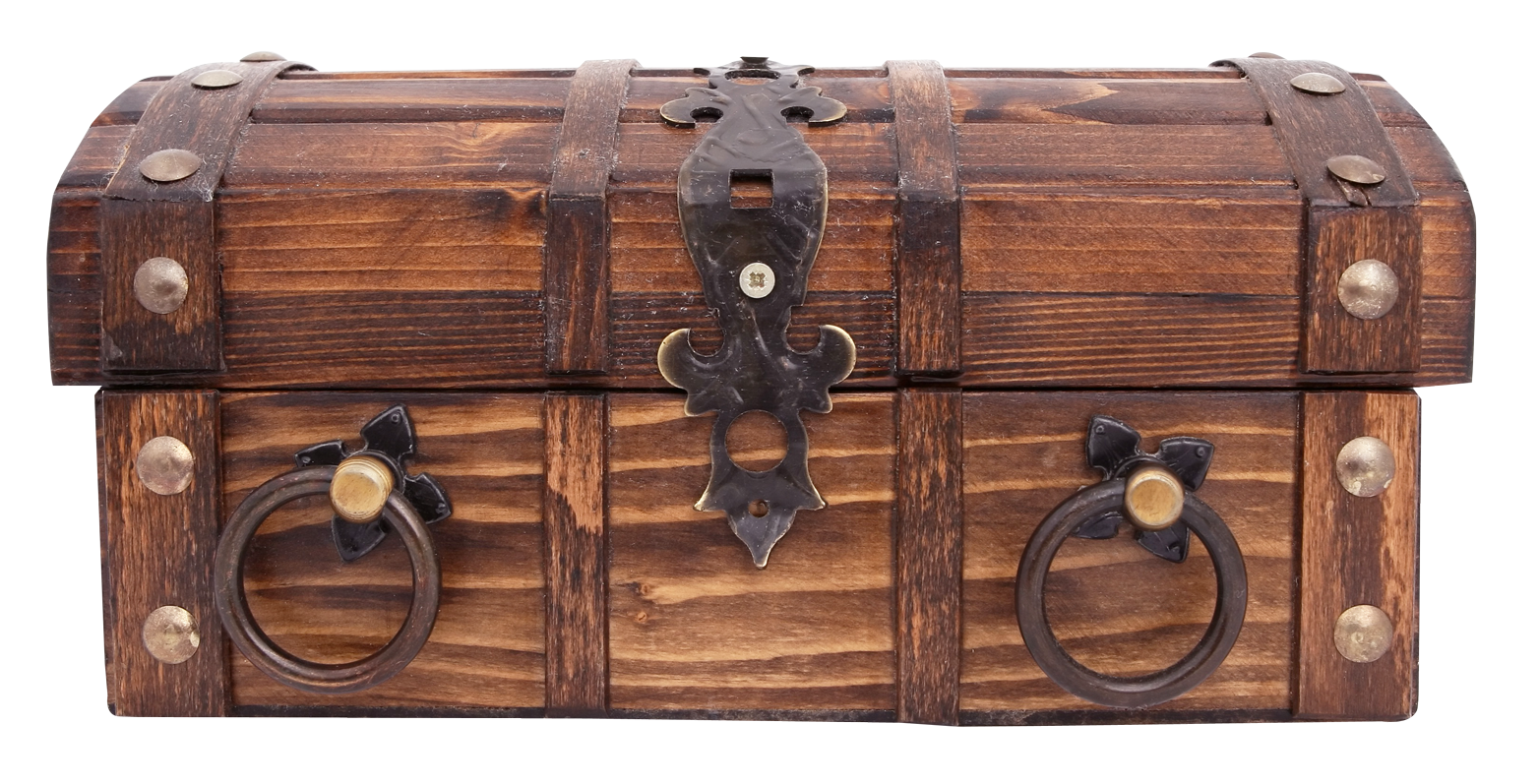 Closed Treasure Chest PNG Image