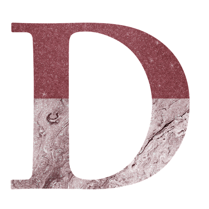 D Letter PNG Afbeelding HD