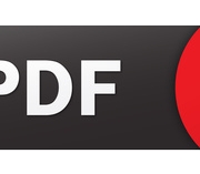 Downloadbare PDF -knop PNG Hoge kwaliteit afbeelding