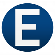 E Letter PNG -bestand