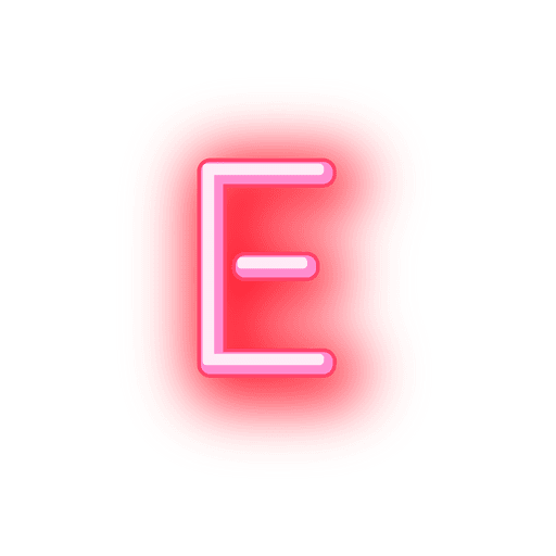 E Letter PNG File Download Free