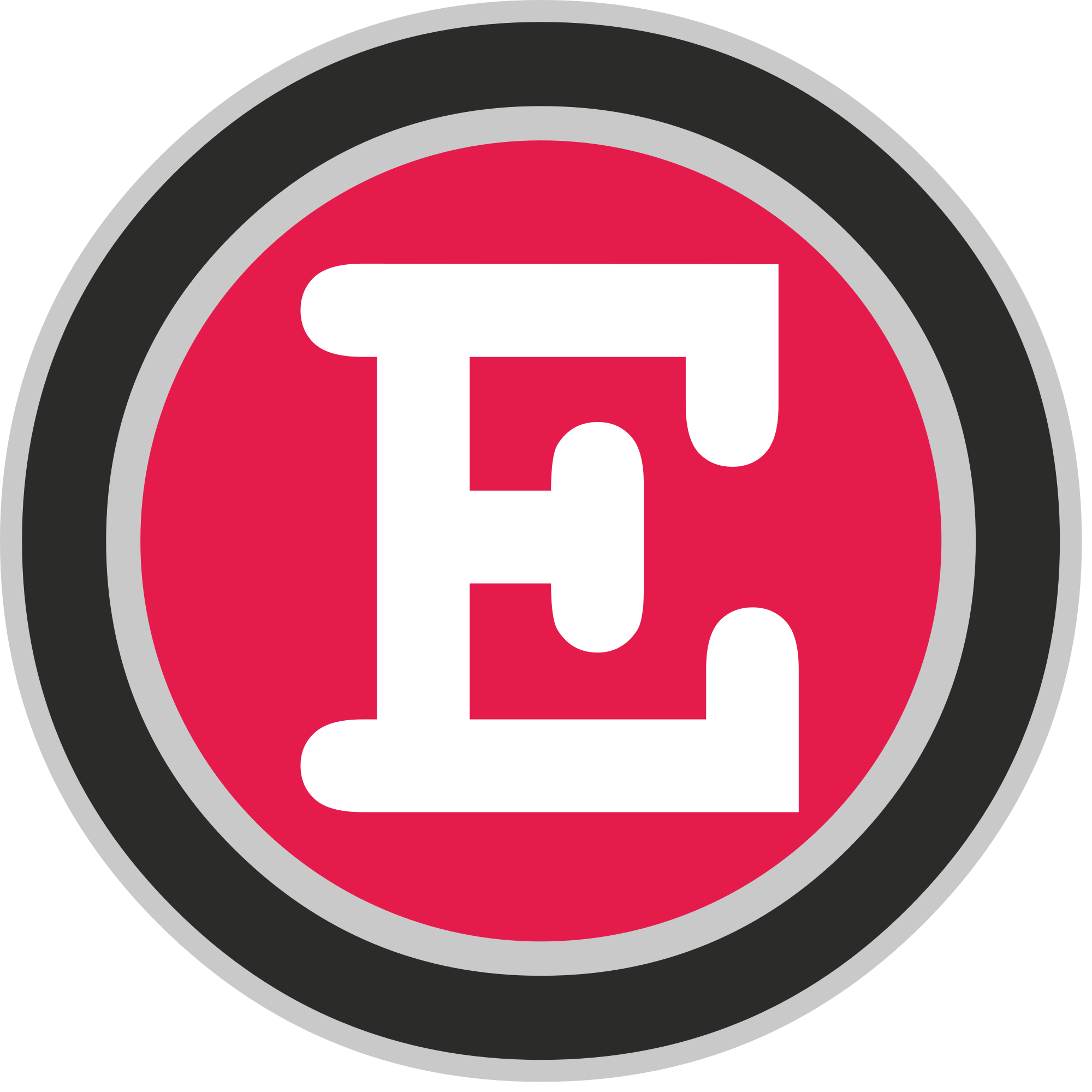 E Letter PNG HD -afbeelding