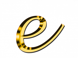 E Letter PNG Picture