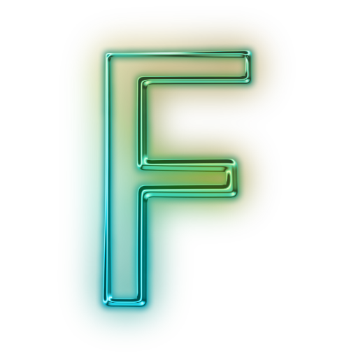 F Letter PNG File Download Free
