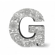 G Letter PNG Free Image