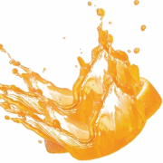 Golden Liquid PNG Image