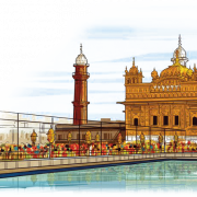 Golden Temple PNG Image