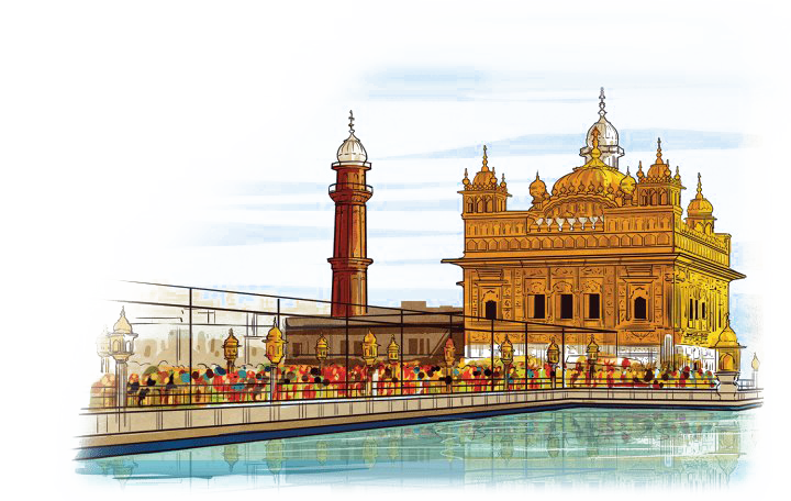 Golden Temple PNG Image