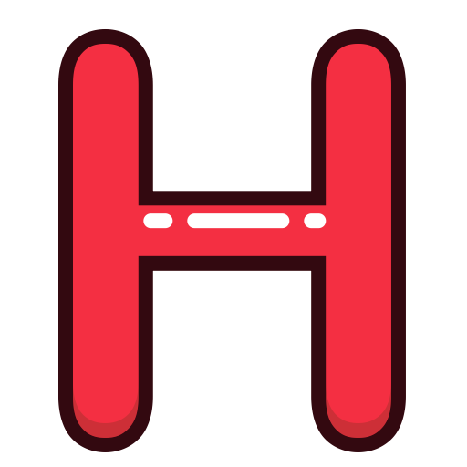H Letter Transparent
