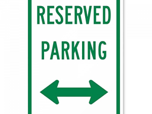 Handicapped Reserved Parking