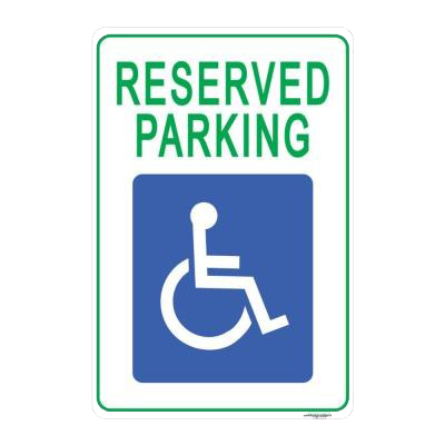 Handicapped Reserved Parking Transparent