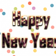 Happy New Year Word Transparent