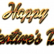 Happy Valentines Day Wort PNG Bild