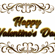 Happy Valentines Day Word PNG Image