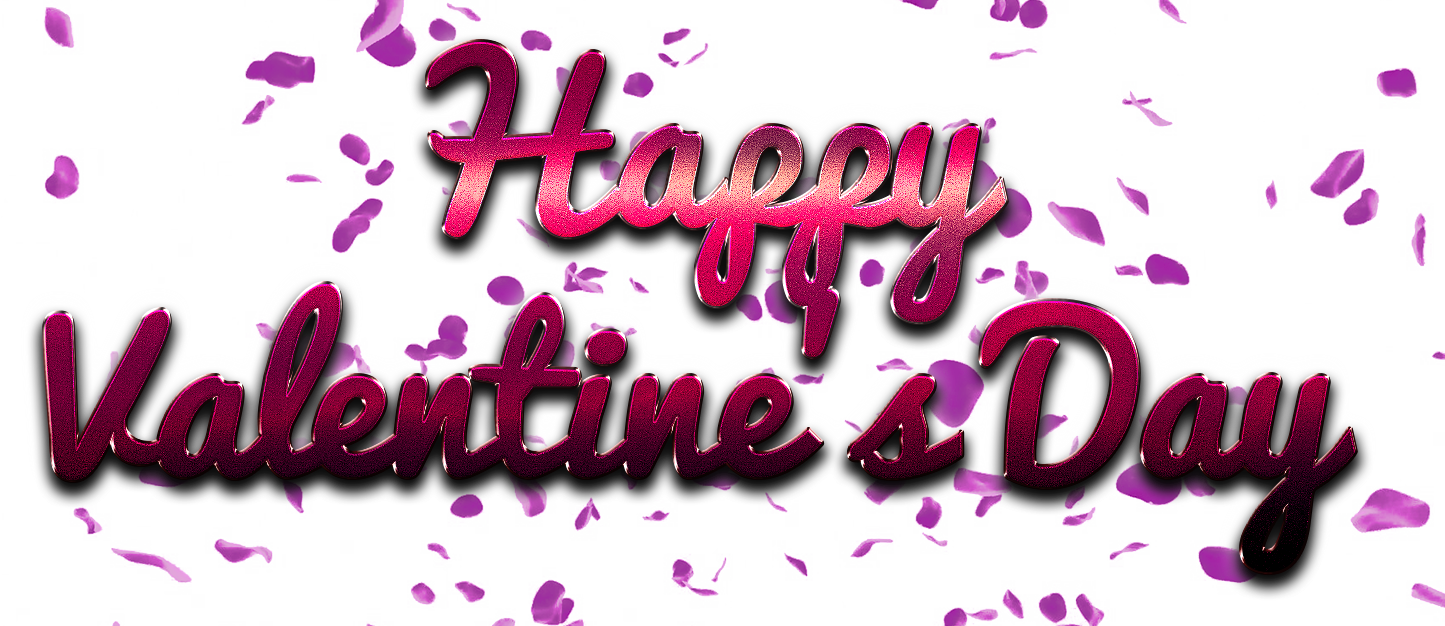 Happy Valentines Day Word PNG