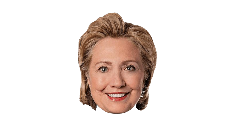 Hillary Clinton Face Transparent