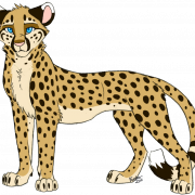 Transparenter Hintergrund von Leopard