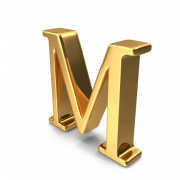 M Letter PNG Free Download