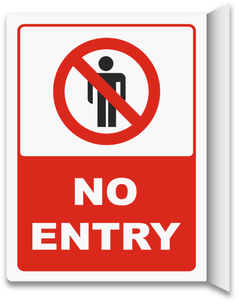 No Entry Symbol PNG Clipart