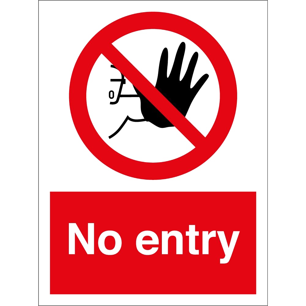 No Entry Symbol PNG Image