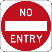 No Entry Symbol PNG Picture