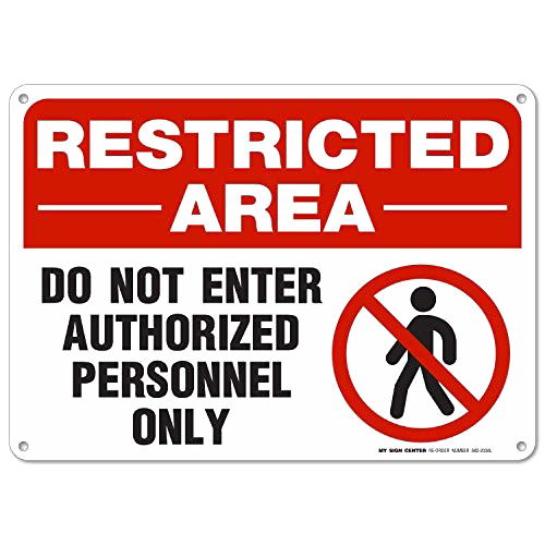 No Entry Without Permission PNG Image