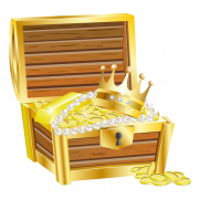 Opened Treasure Chest PNG Free Download
