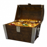 Opened Treasure Chest PNG Image