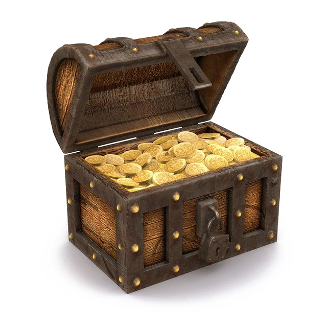 Opened Treasure Chest PNG