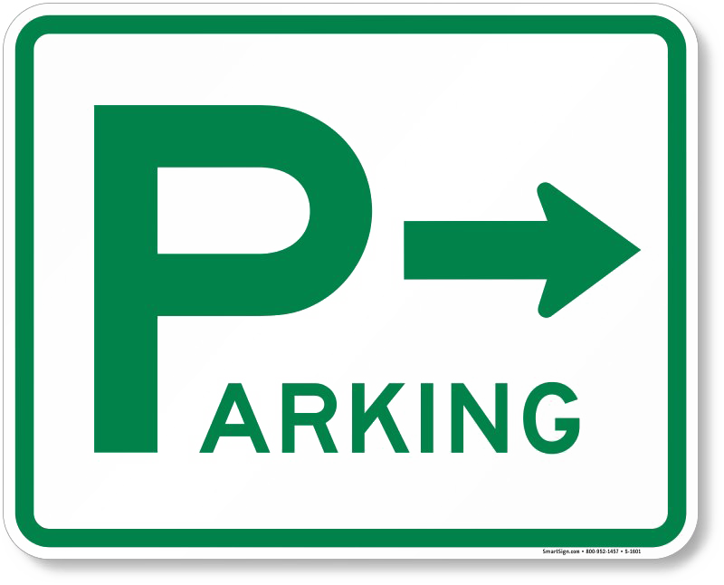 Parking Only Sign PNG Images