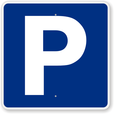 Parking Only Sign PNG Pic