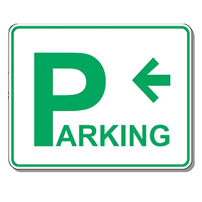 Parking Only Sign PNG