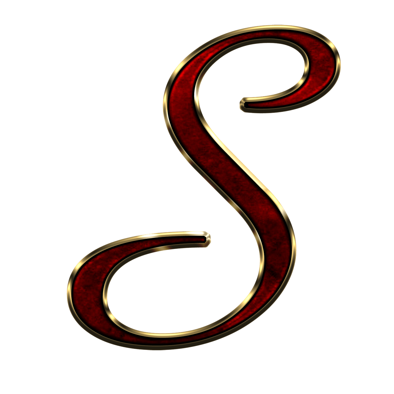 S Letter PNG Free Image