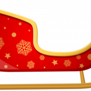 Santa Sleigh PNG Clipart Background