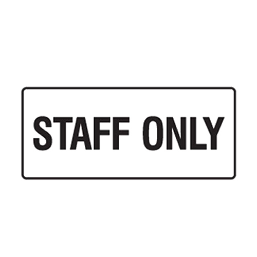 Staff Only PNG Clipart